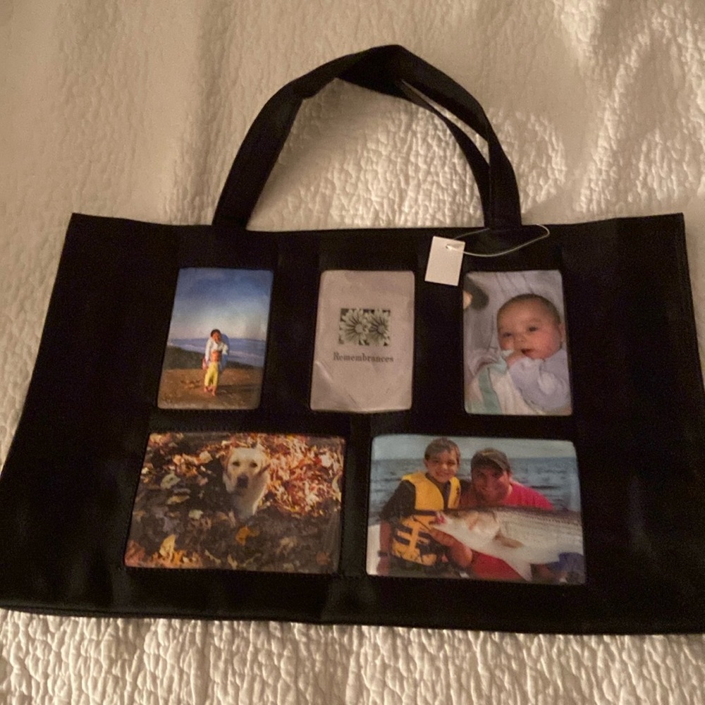 🌺Microfiber Tote Bag. Add your own personal pictures 19x12